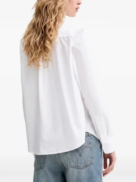 Curea Levi's® cu broderie cu cataramă cu dungi albastru