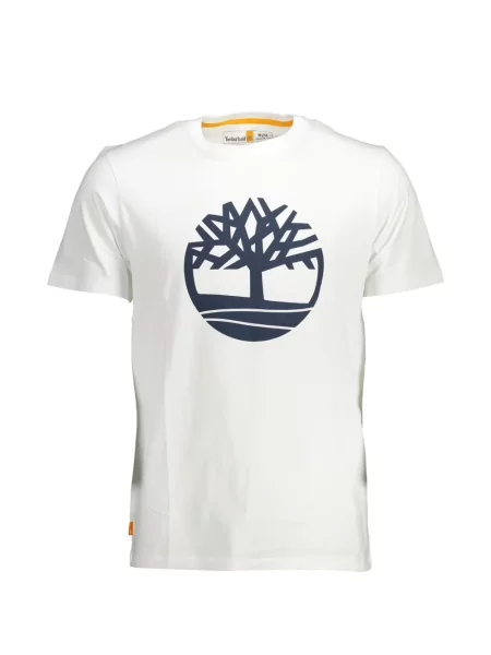 Tricou Timberland cu imagine alb