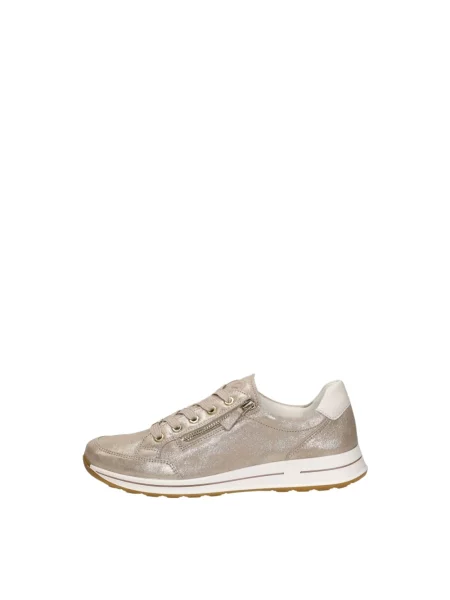 Sneakersy Ara sznurowane skórzane beżowe