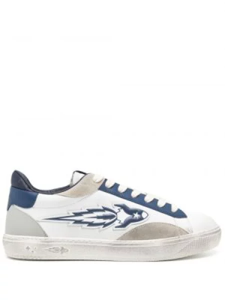 Sneakerși Enterprise Japan din piele albastru