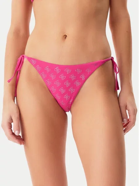 Guess Dół od bikini różowy
