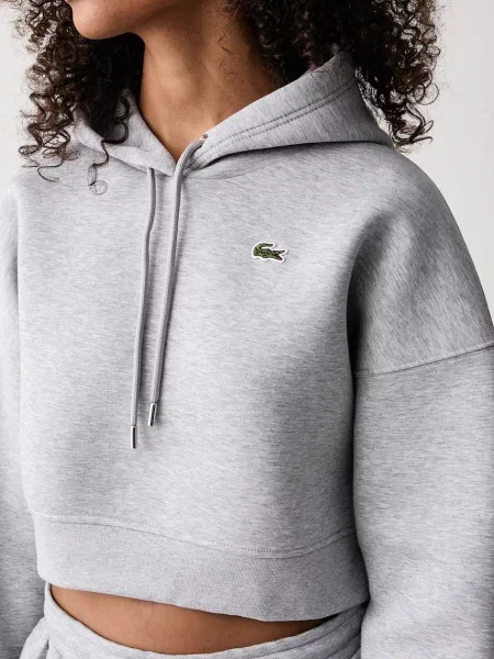 Lacoste кофта з капюшоном з бавовною