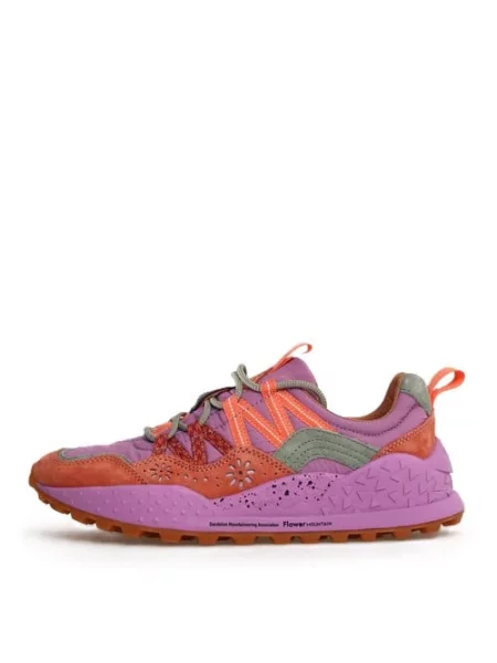 Sneakersy Flower Mountain w kwiatki fioletowe