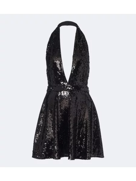 Halter nyakú hát nélküli ruha Dolce&gabbana fekete