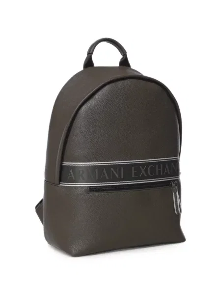 Rucsac Armani Exchange cu autograf maro
