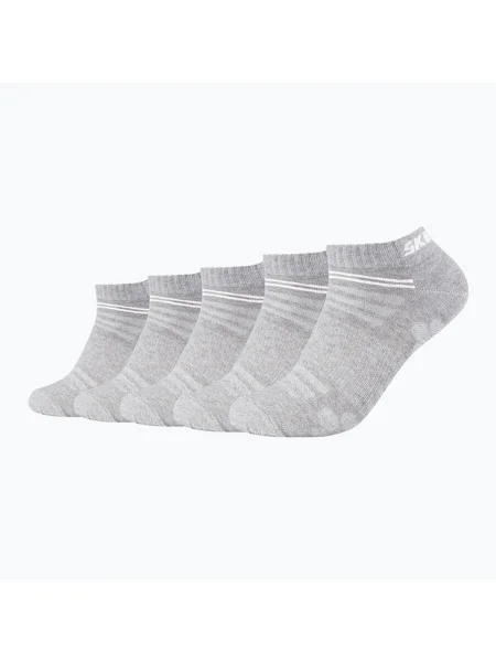 Zokni Skechers Mesh Ventilation Sneaker 5 pairs fog melange Mesh Ventilation Sneaker szürke
