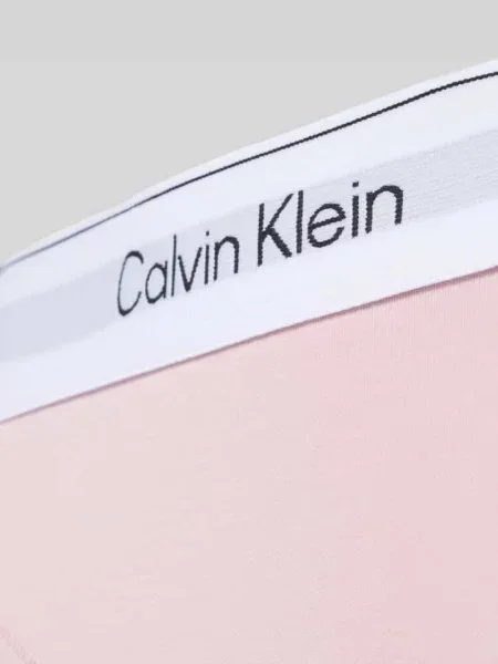 Figi z mieszanki bawełny i modalu Calvin Klein Underwear różowe
