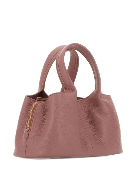 Geantă shopper Coccinelle din piele roz