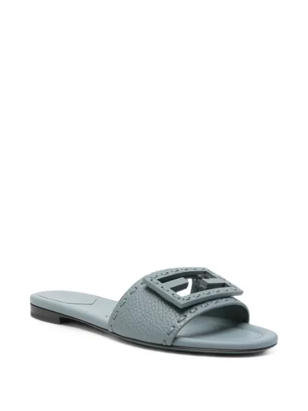 Sandale Fendi din piele albastru