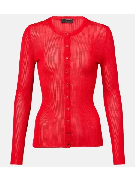Cardigan Dolce&gabbana tricotate roșu