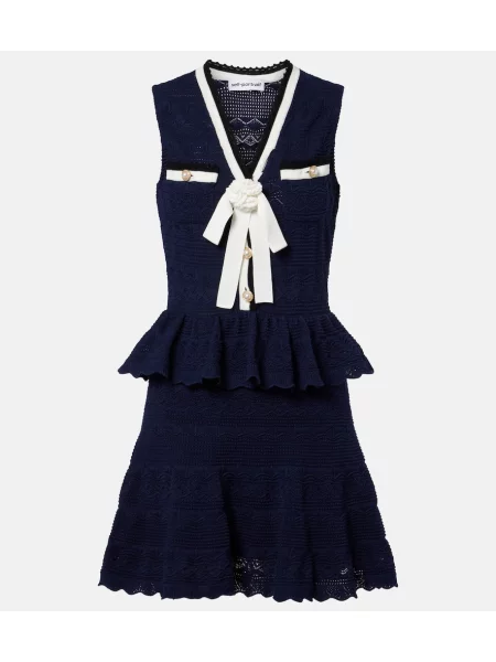 Rochie Self-portrait albastru
