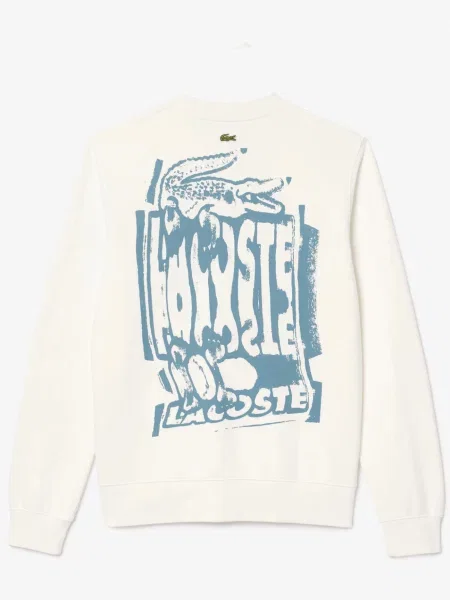 Свитшот Lacoste белый