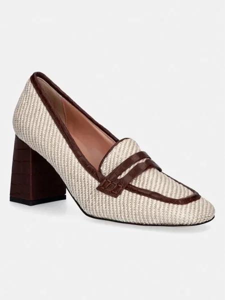 Pantofi cu toc Pollini bej