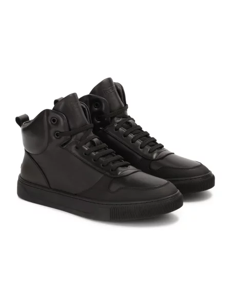 Sneakersy Kazar skórzane czarne
