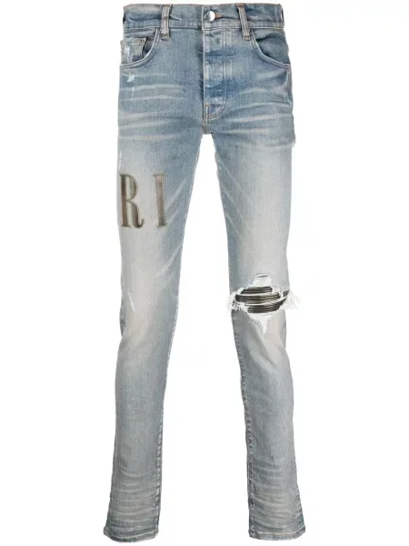 Blugi skinny Amiri zdrențuiți skinny fit