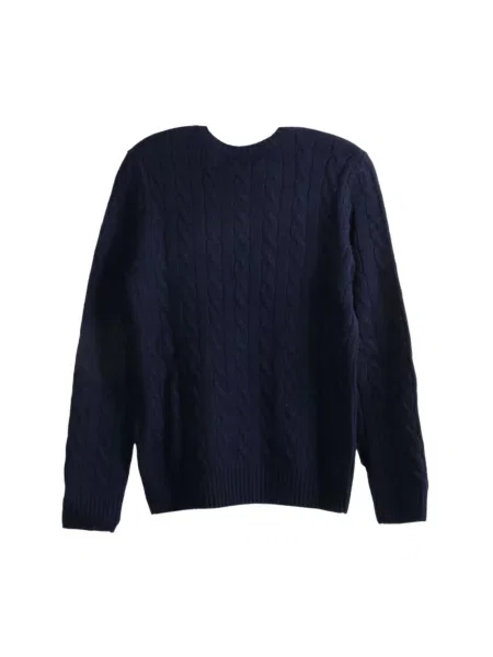 Sweter Polo Ralph Lauren wełniany niebieski