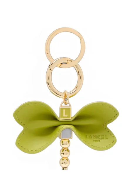 Colier Lancel din piele verde