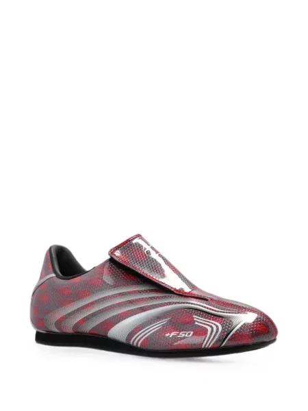 Prugasta kratak majica Adidas s vezom siva