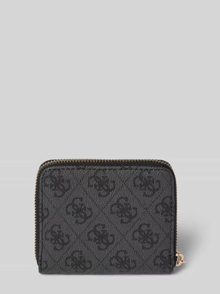 GUESS Portfel Laurel Kobiety wzorzysty ONE SIZE czarny