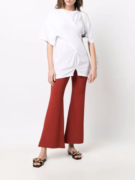 Raštuotas marškinėliai Stella Mccartney balta