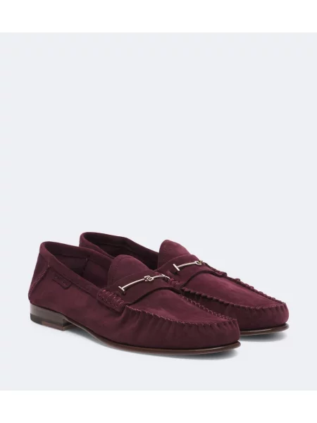 Pantofi loafer Tom Ford din piele de căprioară