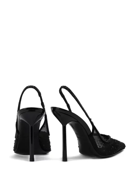 Pantofi cu toc Le Silla slingback alb
