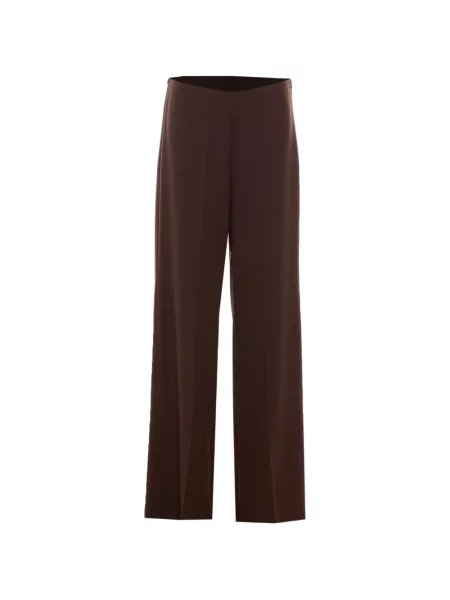 Pantaloni Rue Du Bac evazate maro