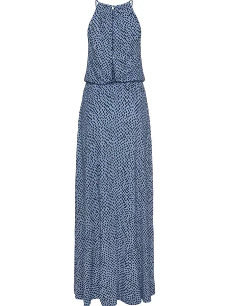 LASCANA Rochie albastru porumbel negru