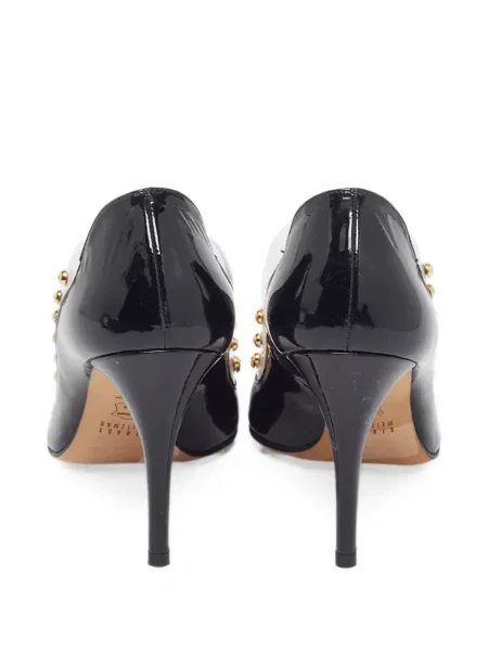 Pantofi cu toc Stuart Weitzman cu tepi negru