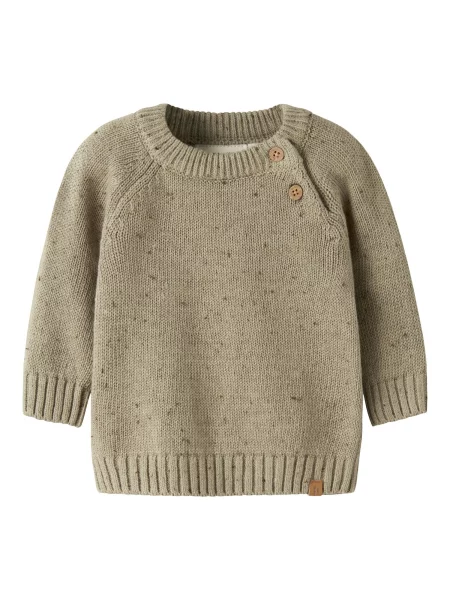 Lil'Atelier Pulover NBNGALTO pastelno zelena