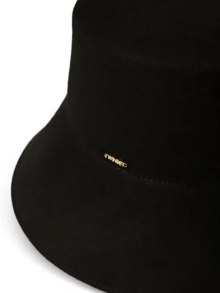 Pălărie Twinset de lână negru