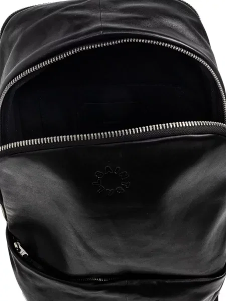Rucsac Allsaints din piele negru