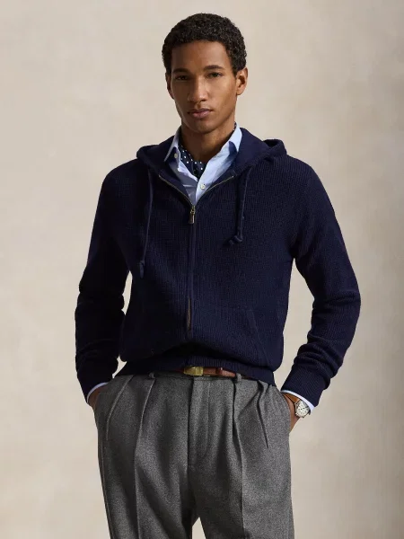 Polo Ralph Lauren Kardigán námornícka modrá