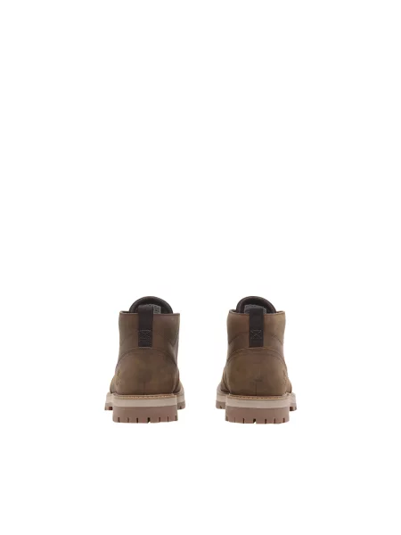 Botki Timberland skórzane brązowe