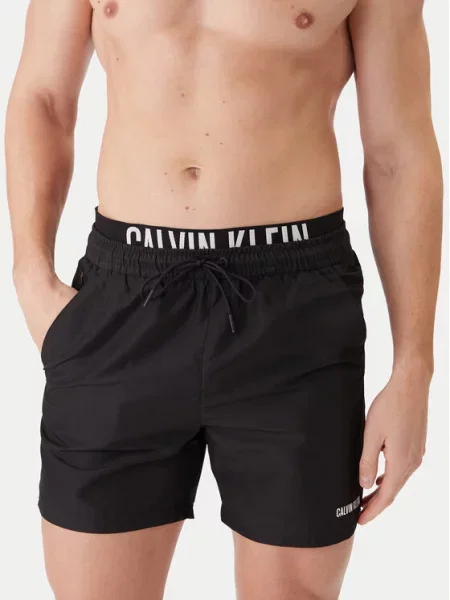 Calvin Klein Swimwear Szorty kąpielowe czarny