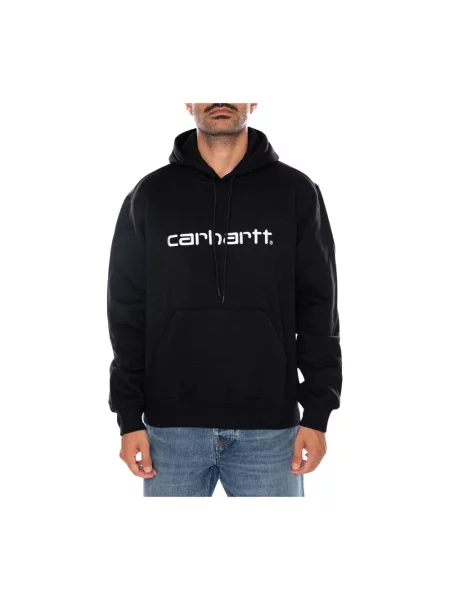 Bluza z kapturem Carhartt Wip z kapturem czarna