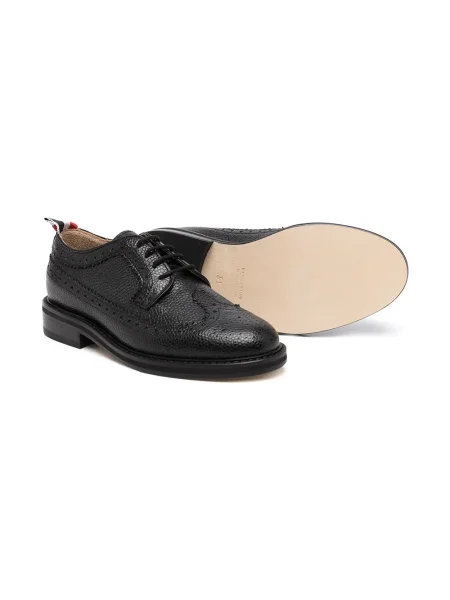 Dětské polobotky Thom Browne černé
