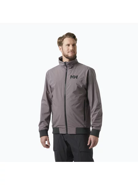 Geacă de navigație pentru bărbați Helly Hansen HP Racing Lifaloft Bomber sparrow grey gri