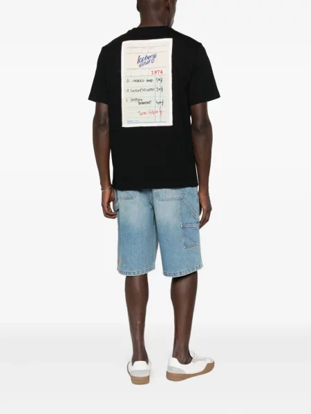 Tricou Iceberg cu decolteu rotund negru