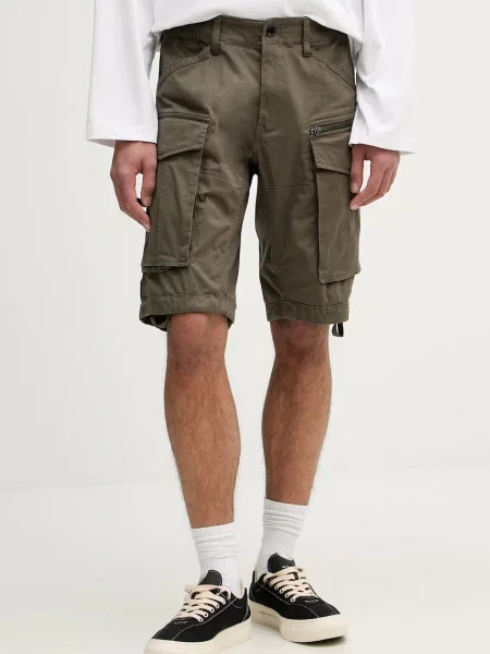 G-Star szorty cargo z Rovic zip regular zielone