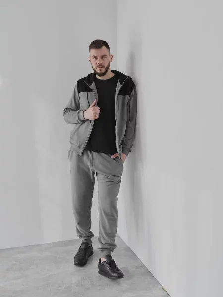 HANDY WEAR Club Спортивний костюм Темно-сірий сірий