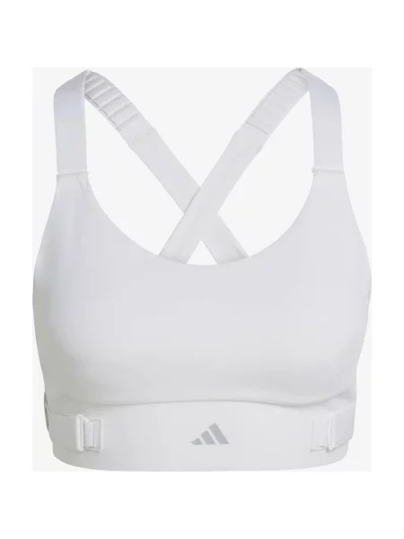 Biustonosz adidas FastImpact Luxe Run High-Support czysty XS biały