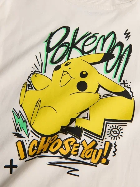 Reserved Лонгслів Pokémon кремовий 