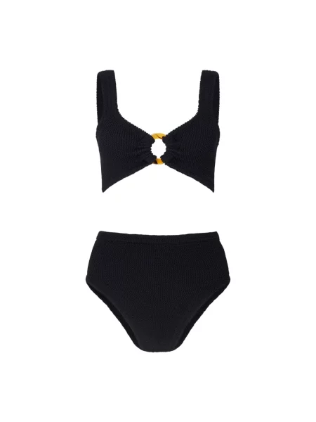 Bikini Hunza G frotte czarny
