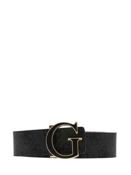 GUESS Curea auriu / gri metalic negru