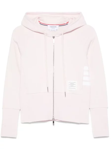 Hanorac cu glugă Thom Browne cu dungi roz