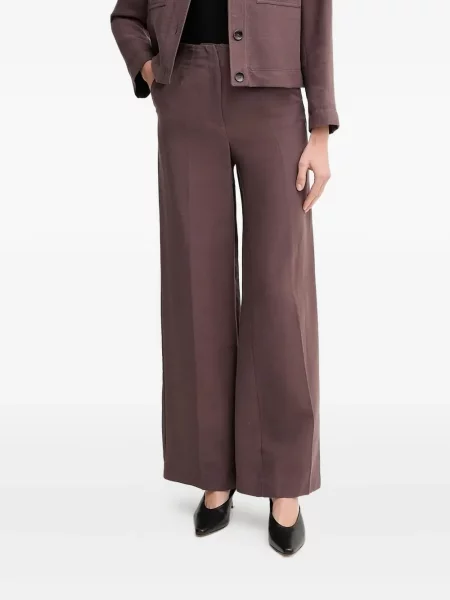 Szerokie spodnie Pedro Del Hierro brązowe