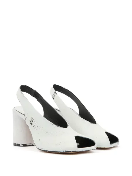 Sandale Mm6 Maison Margiela cu imagine slingback alb