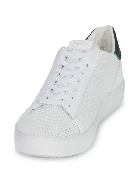 Pantofi Clae tricotate alb