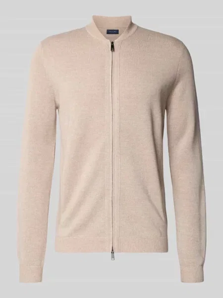 Kurtka z dzianiny o kroju slim fit ze stójką Christian Berg Men